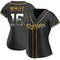 Black Golden Victor Robles Women's Washington Nationals Alternate Jersey - Replica Plus Size