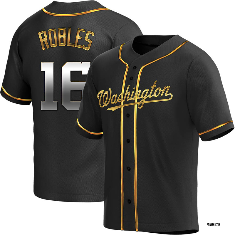 Black Golden Victor Robles Youth Washington Nationals Alternate Jersey - Replica