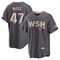 Gray Jake McGee Youth Washington Nationals 2022 City Connect Jersey - Replica